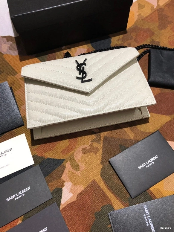 Repzbay REP YSL CHAIN CASSANDRE WALLET MATELASSÉ 0804